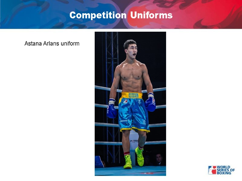 Competition Uniforms Astana Arlans uniform